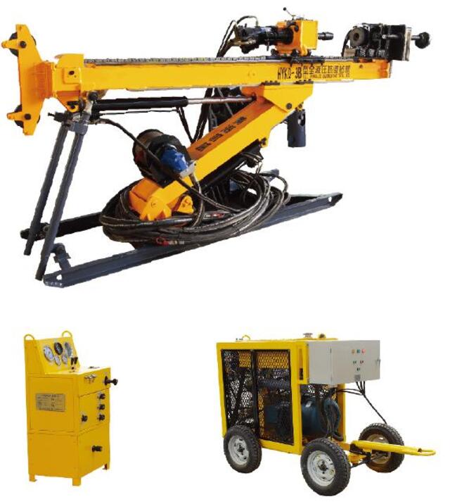 Foreuse souterraine entièrement hydraulique HYKD-3B